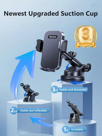 Vent Dashboard Windshield Cell Phone Mount Car Fit - Image 2