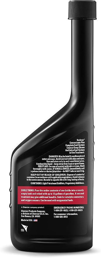 Chevron 67740-CASE Techron Concentrate Plus Fuel System Cleaner - 12 oz. - Image 3