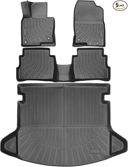 All Weather Floor Mats and Cargo Mat Set Fit by FETUSI