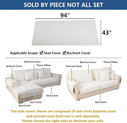 Eismodra Couch Cover, Sectional Couch Covers, Sofa Covers - Image 5