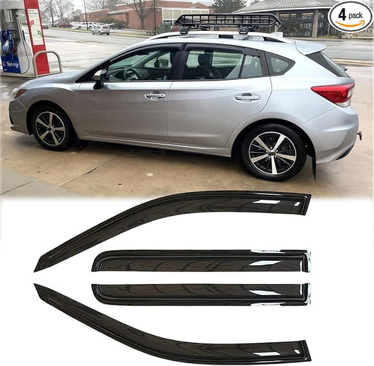 SUB26 Sunproof Waterproof Side Window Wind Deflector Window Visor fit by Puermto