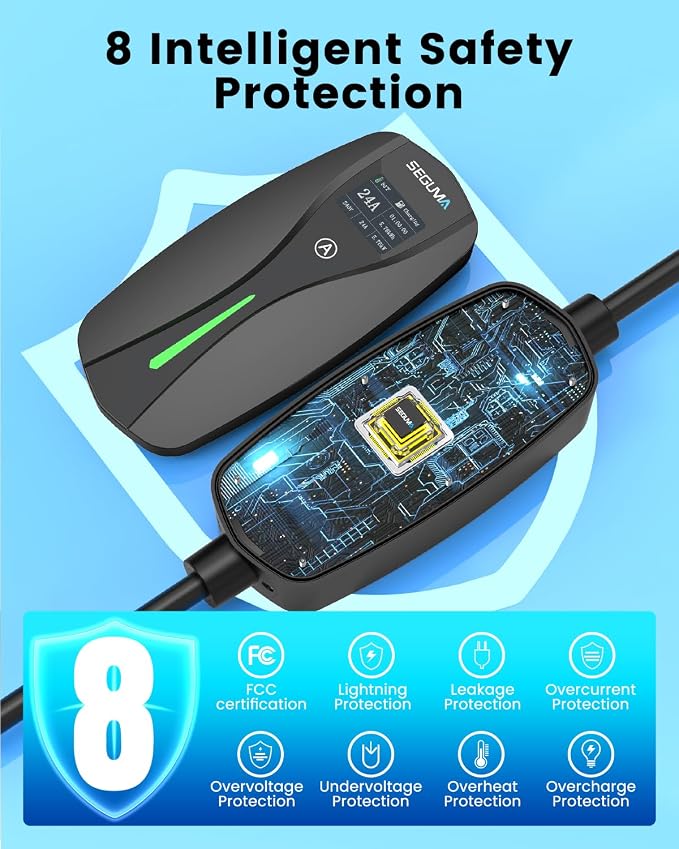 NEMA 14-30 Level 2 EV Charger, Electric Vehicle Portable Charger - Image 9