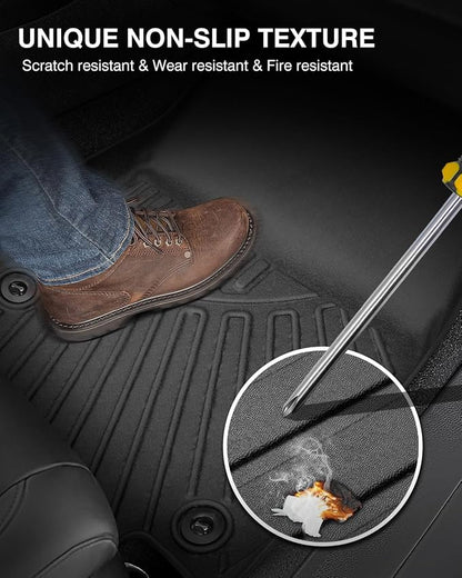 Powerty Floor Mats for 2022-2025 Hyundai Tucson Accessories All Weather Floor - Image 6
