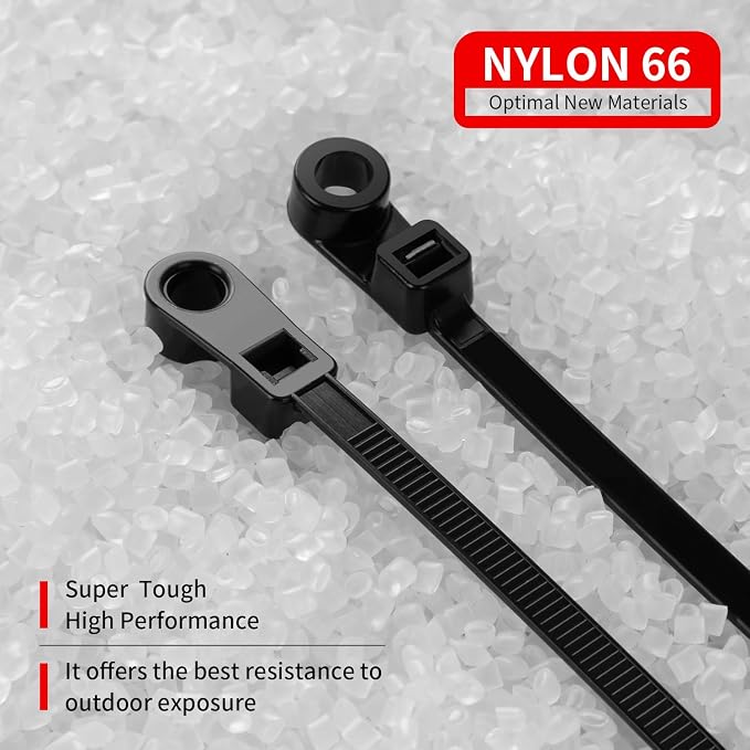 1000 PCS 12 inch Black Zip Ties - Image 3