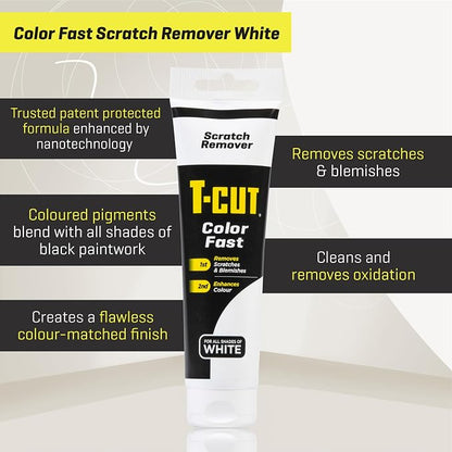 T-Cut Color Fast White Car Wax Polish Scratch Remover Color Enhancer, 5.3 Oz - Image 4
