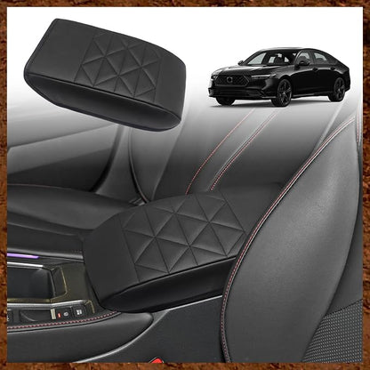 Muslogy for Accord 2025 2024 2023 Center Console Cover Armrest Pad Vegan by Muslogy