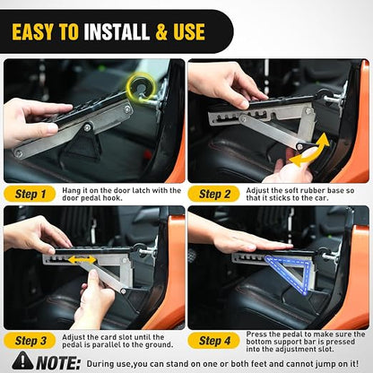 Nilight Car Door Step Universal Aluminum Latch Step - Image 7