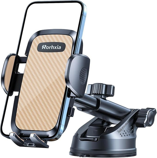 3-in-1 Phone Mount for Car Vent Dashboard Windshield Cell Phone Holder Car Fit by Rorhxia