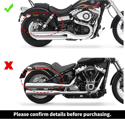 XFMT Gloss Black Hard Saddle bags Trunk w/Lid Latch & Key+Saddlebag Conversion - Image 6