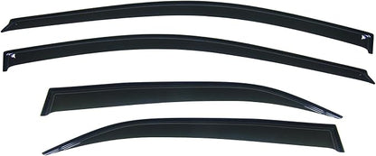 Wind Deflector Compatible with 2007-2011 Toyota Camry Sedan Smoke Sun/Rain - Image 2