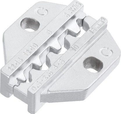 haisstronica Crimping Die for Non-Insulated Terminals, 22-6 AWG by HAISSTRONICA
