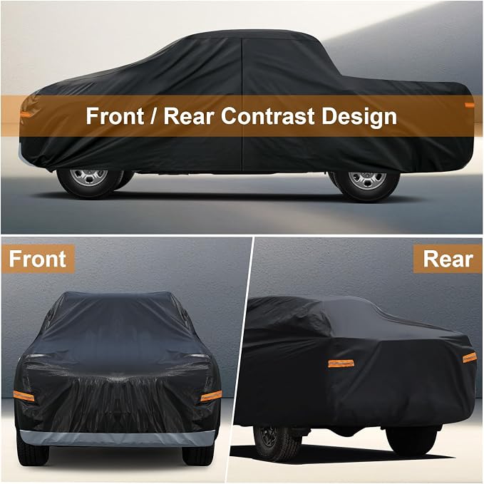 Kayme Truck Cover Custom Fit GMC Sierra Double/Extended/Crew Cab SB. Full - Image 5