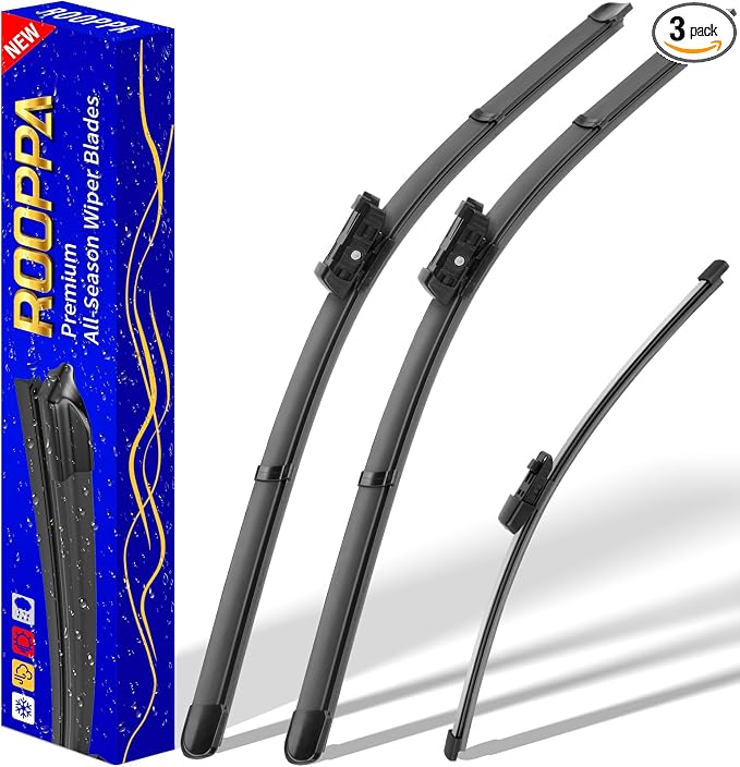 3 wipers Replacement for 2018-2021 2022 Volkswagen Vw Tiguan, Windshield Wiper by ROOPPA