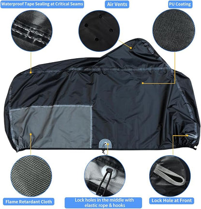 Motorcycle Cover All Season Waterproof Scooter Cover - Image 3