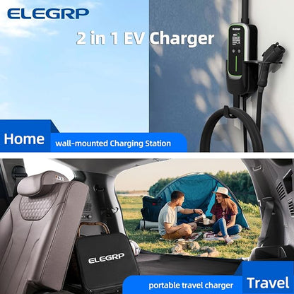ELEGRP Level 2 EV Charger for Home, 40 Amp, ETL Certified, PBE & LCD Technology - Image 9