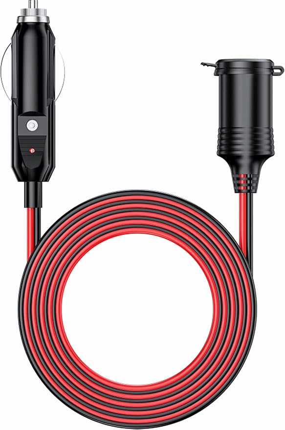 KEWIG 12/24V Car Cigarette Lighter Extension Cord by KEWIG