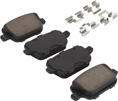 Premium Ceramic Rear Brake Pads Compatible - Image 2