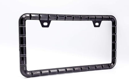 Creathome 3D Brilliance Black License Plate Frames, Pure Zinc Alloy Metal - Image 5