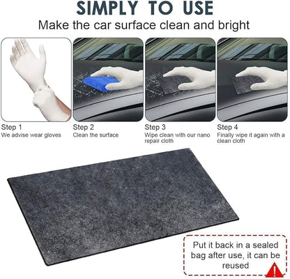 Car Scratches Remover, 6 Pack 2025 Nano Sparkle Cloth - Image 4