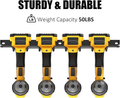 UNITEDPOWER Wall Mounted Power Tool Organizer Holder, Heavy Duty Utility - Image 3