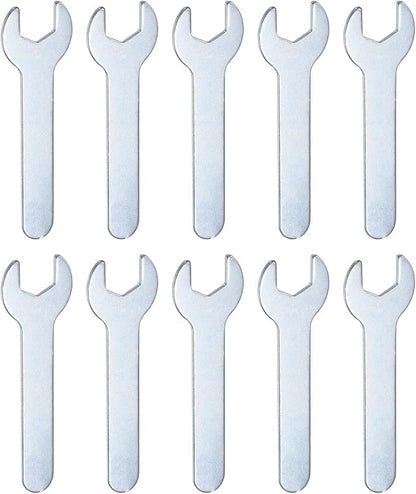 HARFINGTON 10pcs Small Wrench 11x70x1.5mm Metric U-Shaped Single Open Ended by HARFINGTON