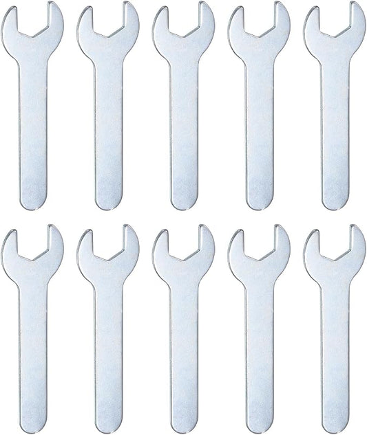 HARFINGTON 10pcs Small Wrench 11x70x1.5mm Metric U-Shaped Single Open Ended by HARFINGTON