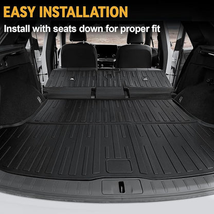 Floor Mats Set for 2023-2025 Lexus RX350/RX350H/RX500h Accessories, All Weather - Image 5