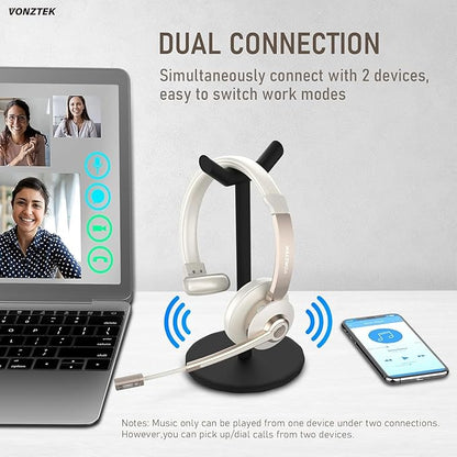 Wireless Headset, Singler-Ear Bluetooth Headset - Image 3