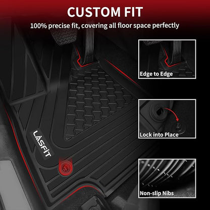 LASFIT Floor Mats&Trunk Mat for Lexus NX/ NX250/ NX350 2022-2025, All Weather - Image 2