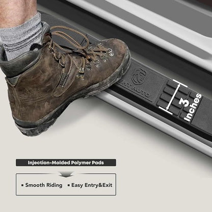 YHTAUTO 3 Inch Running Boards Side Step Bars Fit - Image 3