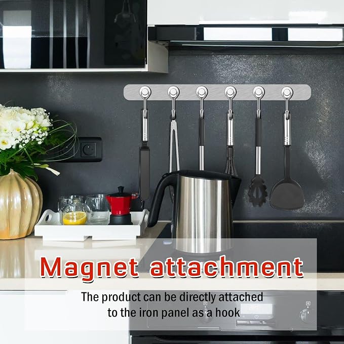 FINDMAG 50 Pack Magnetic Hooks, 30 LB+ Magnet Hooks - Image 4
