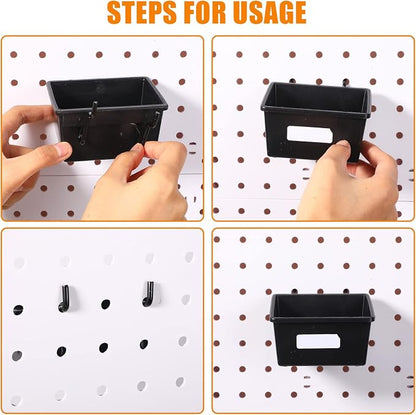 Yookeer 20 Pcs Pegboard Bins and Cups - Image 3