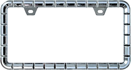 3D Chrome License Plate Frames, Pure Zinc Alloy Metal by Sgooky