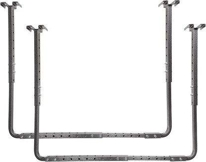 80844-10 34 in. x 26 in. Adjustable Garage Ceiling Mount Storage Rack Kit by Hyloft