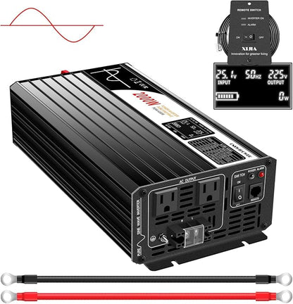 Xijia Pure sine Wave Inverter 2000W 48 Volt dc to 120 Volt ac Inverter rv by XIJIA