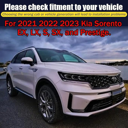 Rain Guards for Kia Sorento 2021-2023, Tape-on Side Window Deflectors for Kia - Image 6