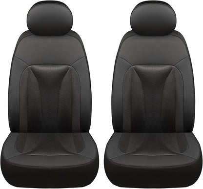 GIANT PANDA 2 Pcs Front 3D Air Mesh Car Seat Cover Custom Fit Ford F150 F250 - Image 8