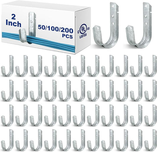Gisafai 100 Cable Support J Hook, Cable Hooks by Gisafai