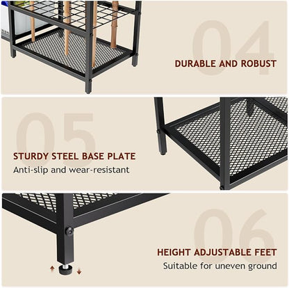 Garden Garage Tool Organizer - - Image 4