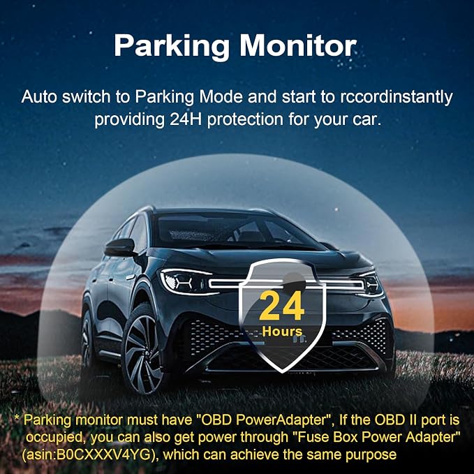 4K Dash Cam Custom fit for GMC Yukon, Yukon XL 2015 2016 2017 2018 2019 2020 - Image 7