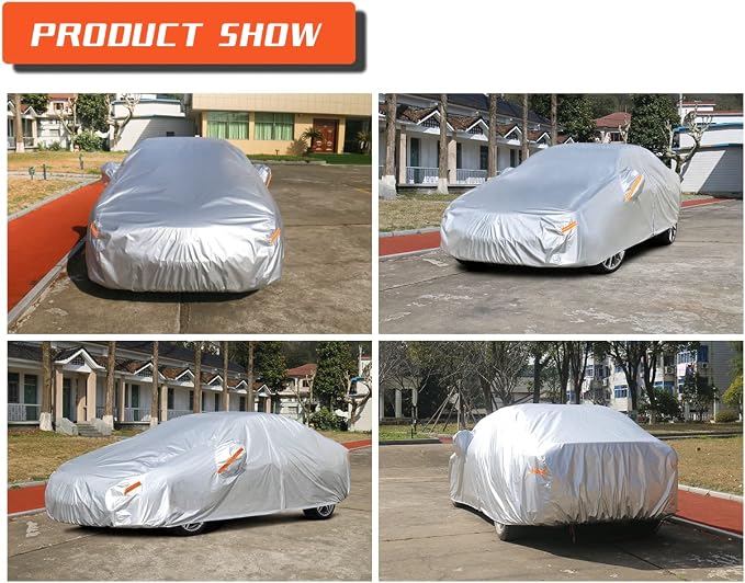 Kayme SUV Car Covers for Automobiles Waterproof All Weather Sun Uv Rain - Image 6