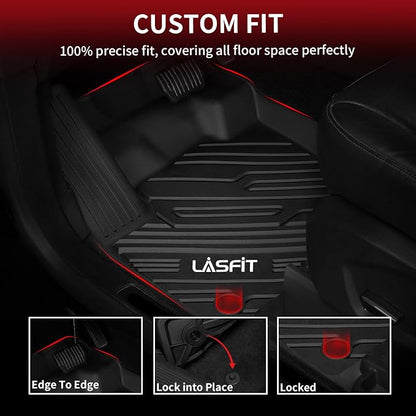 LASFIT Floor Mats for Ford Edge 2015-2024 SE/SEL/SEL - Image 2