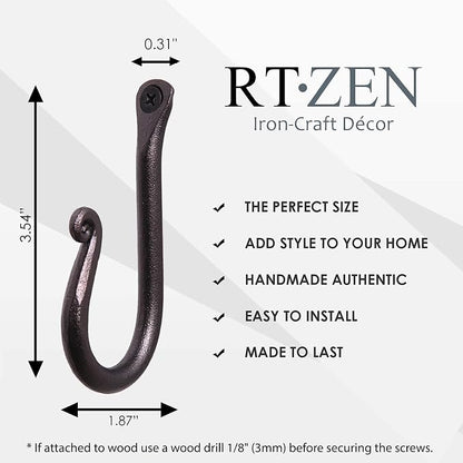 RTZEN Wall Mount Hook Set - Image 8