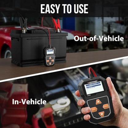 KONNWEI KW208 12V Car Battery Tester, 100-2000 CCA Load Tester Automotive - Image 5
