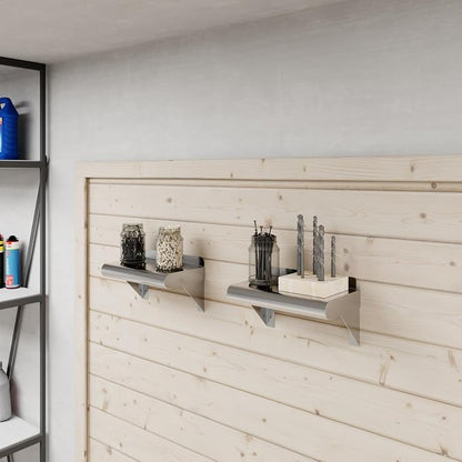 AmGood 6 in. x 10 in. Stainless Steel Wall Mount Shelf. Commercial/Home. Kitchen - Image 8