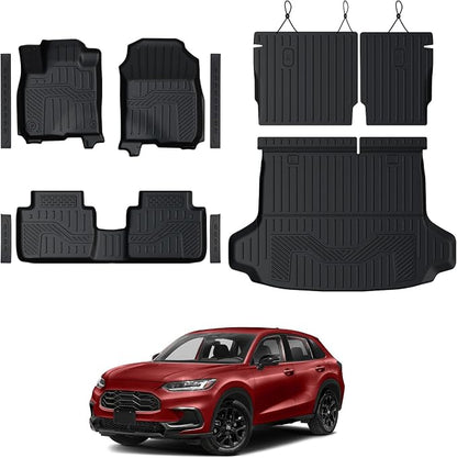 Floor Mats Set for Honda HR-V 2026 2025 2024 2023, Full Coverage All Weather by GALVAGNITE