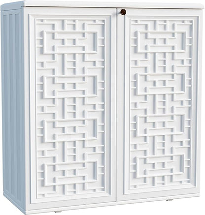 Indoor Outdoor Storage Cabinet Waterproof by Mrosaa