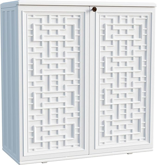 Indoor Outdoor Storage Cabinet Waterproof by Mrosaa