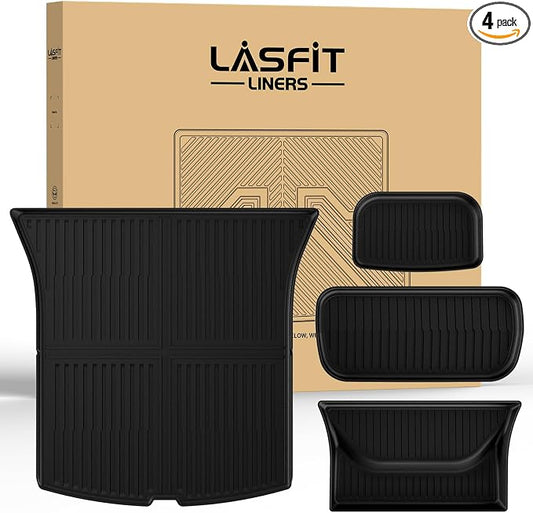 LASFIT Trunk Mats for Tesla Model Y Juniper 2025/2026 Cargo Liners Car by LASFIT
