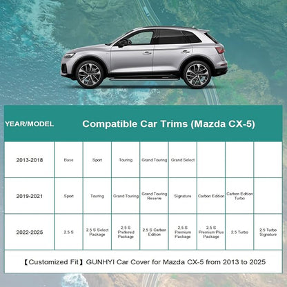 Premium Car Cover Custom Fit Mazda CX-5 CX5, 16 Layers Heavy Duty Car Cover - Image 5